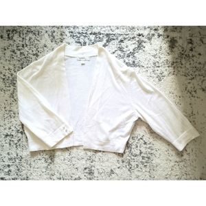 DressBarn White Bolero